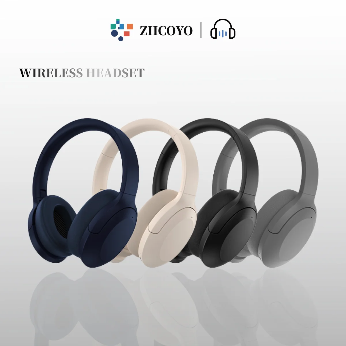 

ZIICOYO Active noise reduction wireless Bluetooth earphones Bluetooth 5.3 stereo HIFI earphones with microphone gaming earphones