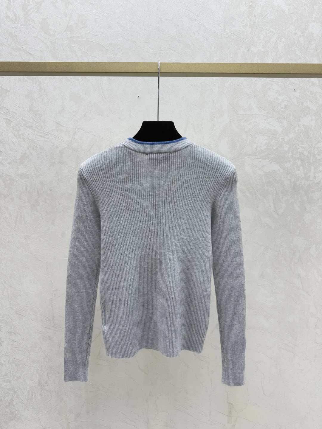 

Winter Women Solid-colored Round-neck Long-sleeved Sweater Tops T1855#