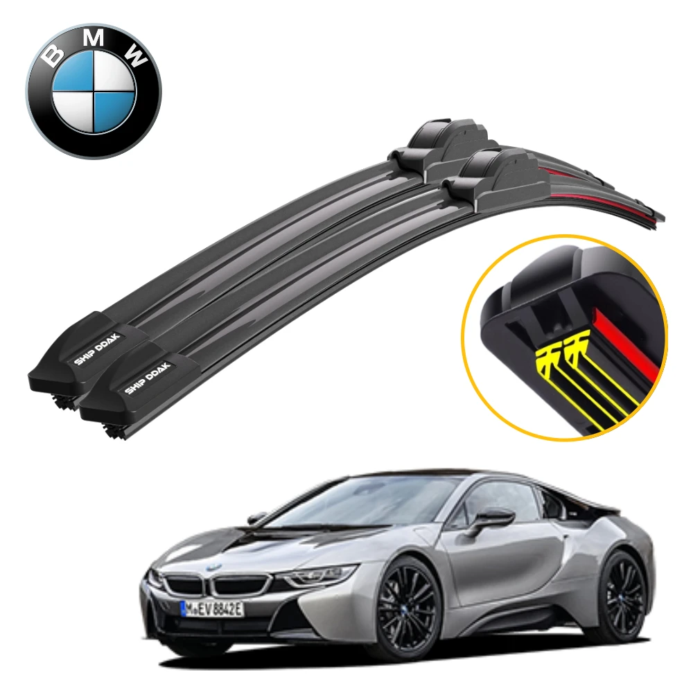 1 + 1 Easy BMW i8 I12 All-car Triple X2 Wiper Blade Brush