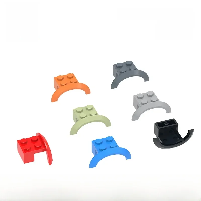Wange 73 pièces/lot 98282 garde-boue 4x21/2x1 bloc Moc couleur arc rond garde-boue de roue Compatible avec brique bricolage enfants jouet assemblage