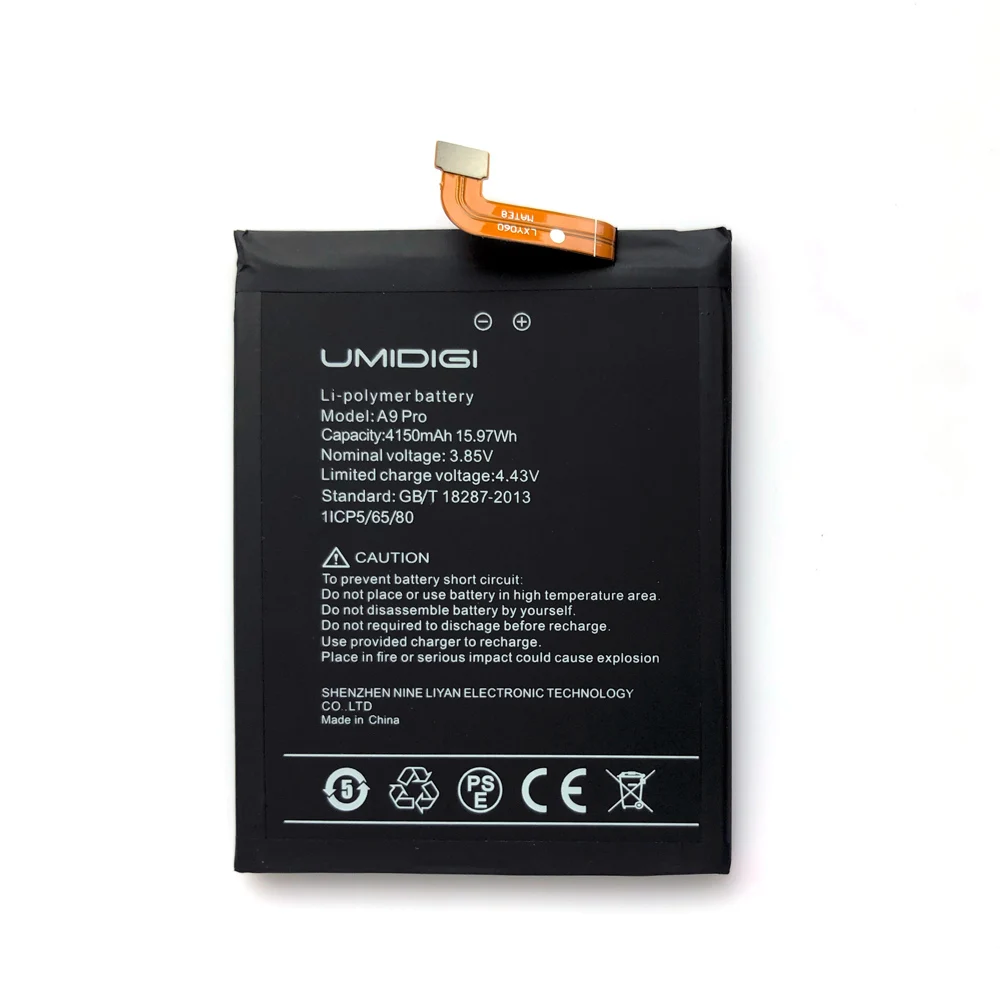 100% Genuine Original 4150mAh UMIDIGI A9 Pro Battery For UMI UMIDIGI A9 Pro Replacement Mobile Batteries Batteria + Free Tools