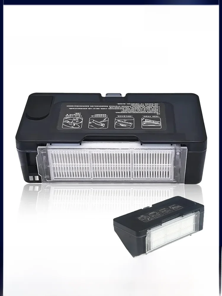 for XiaoMi Mi Robot Vacuum Mop- Pro STYTJ02YM MVVC01-JG VIOMI V2 V2 Pro V3 V-RVCLM21B Sweeper Part 2In1 Water Tank Dust Bin Box