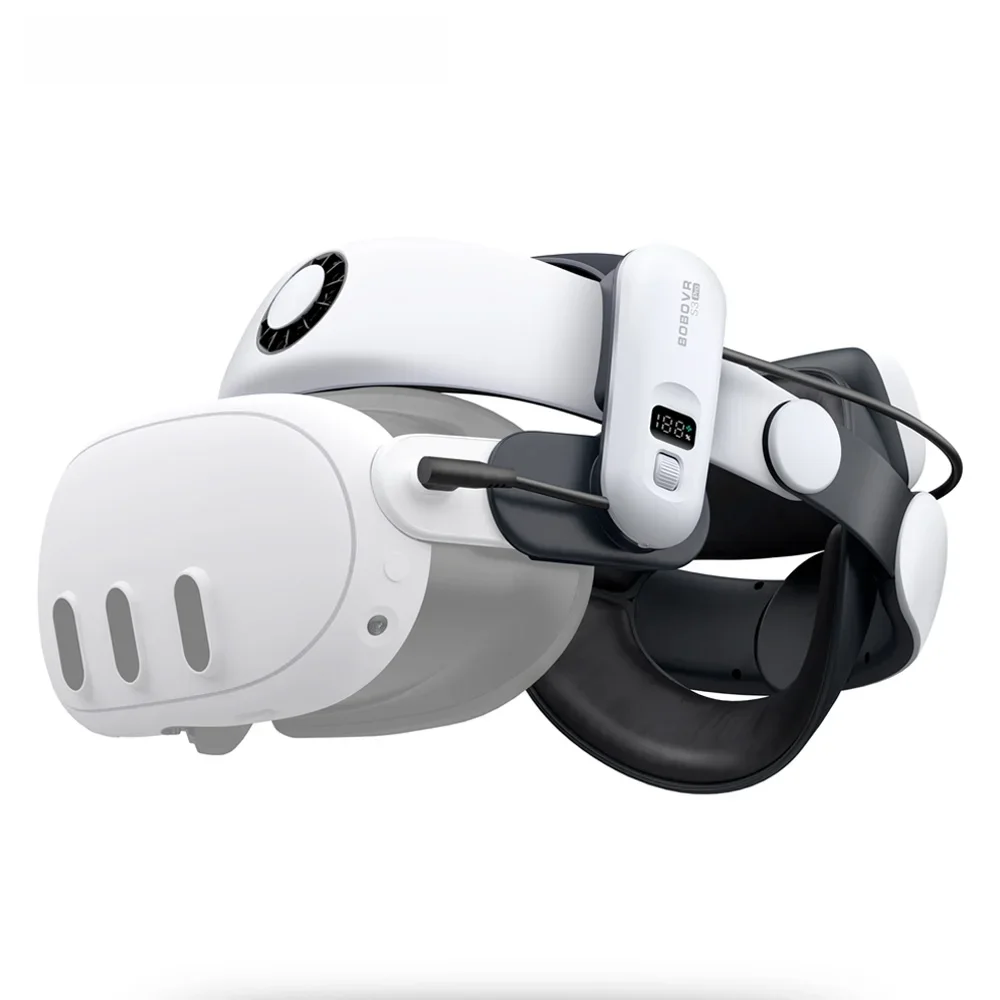 BOBOVR S3 Pro 10000mAh Batterij Hoofdband voor Meta Quest 3/Quest 3S met Hoofd Airconditioning VR accessoires Verbeteren Ondersteuning - afbeelding 2