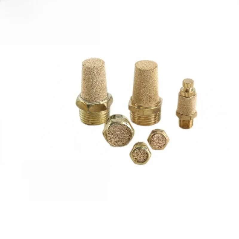 NUODA silencieux pagode d'échappement pneumatique en laiton BSL M5 1/8 "1/4" 3/8 "1/2 "dispositif de silencieux filtre anti-bruit filetage externe