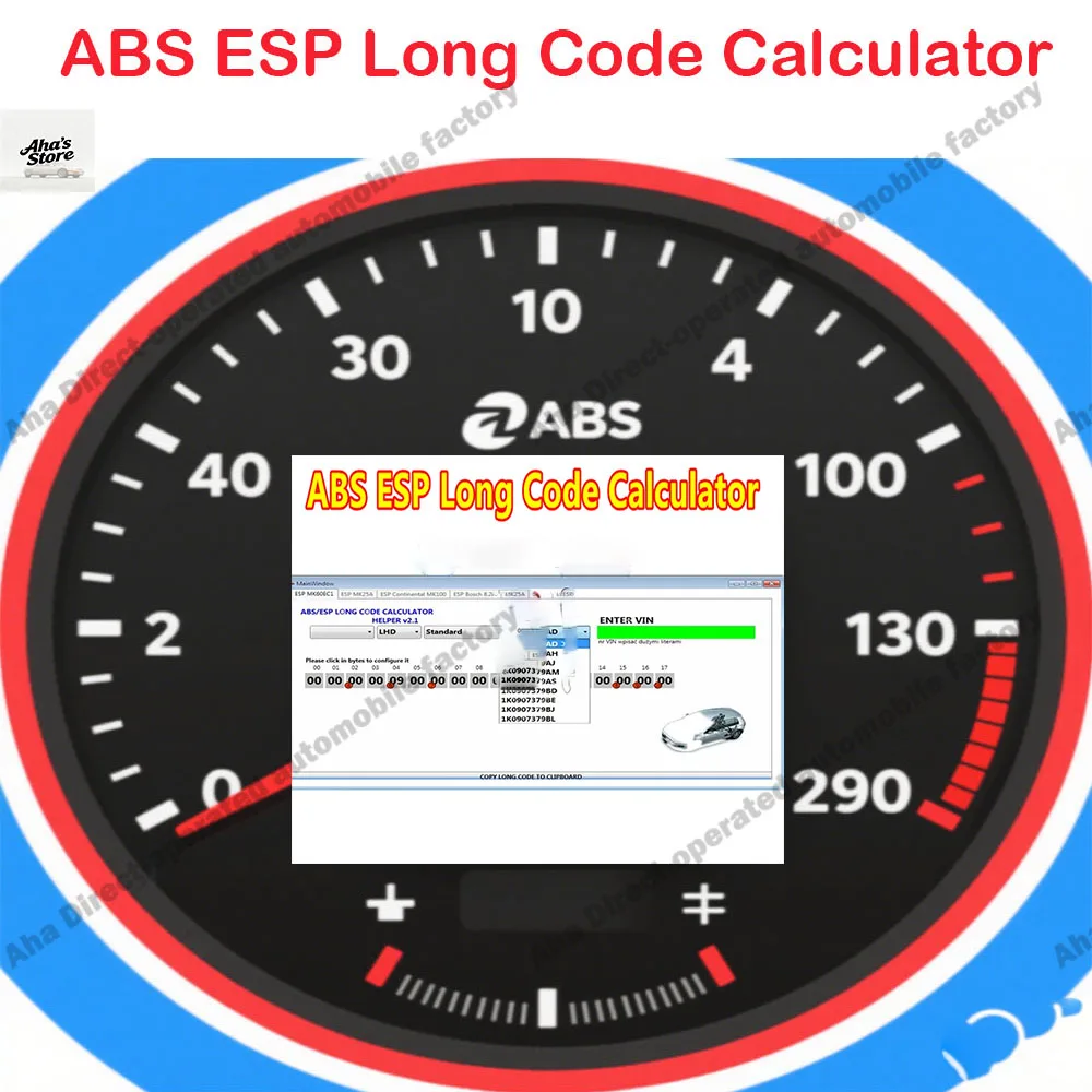 

Latest ABS ESP Long Code Calculator obd2 scanner Car Repair Software Helper MK60EC1 Car accessories software + unlimited Keygen