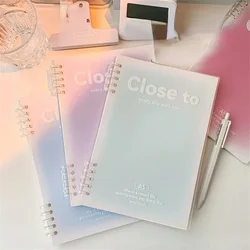 1pc A5 Detachable Gradient Loose-Leaf Notebook - High-Appearance, Minimalist, and Versatile Notepad for Students and Office Use