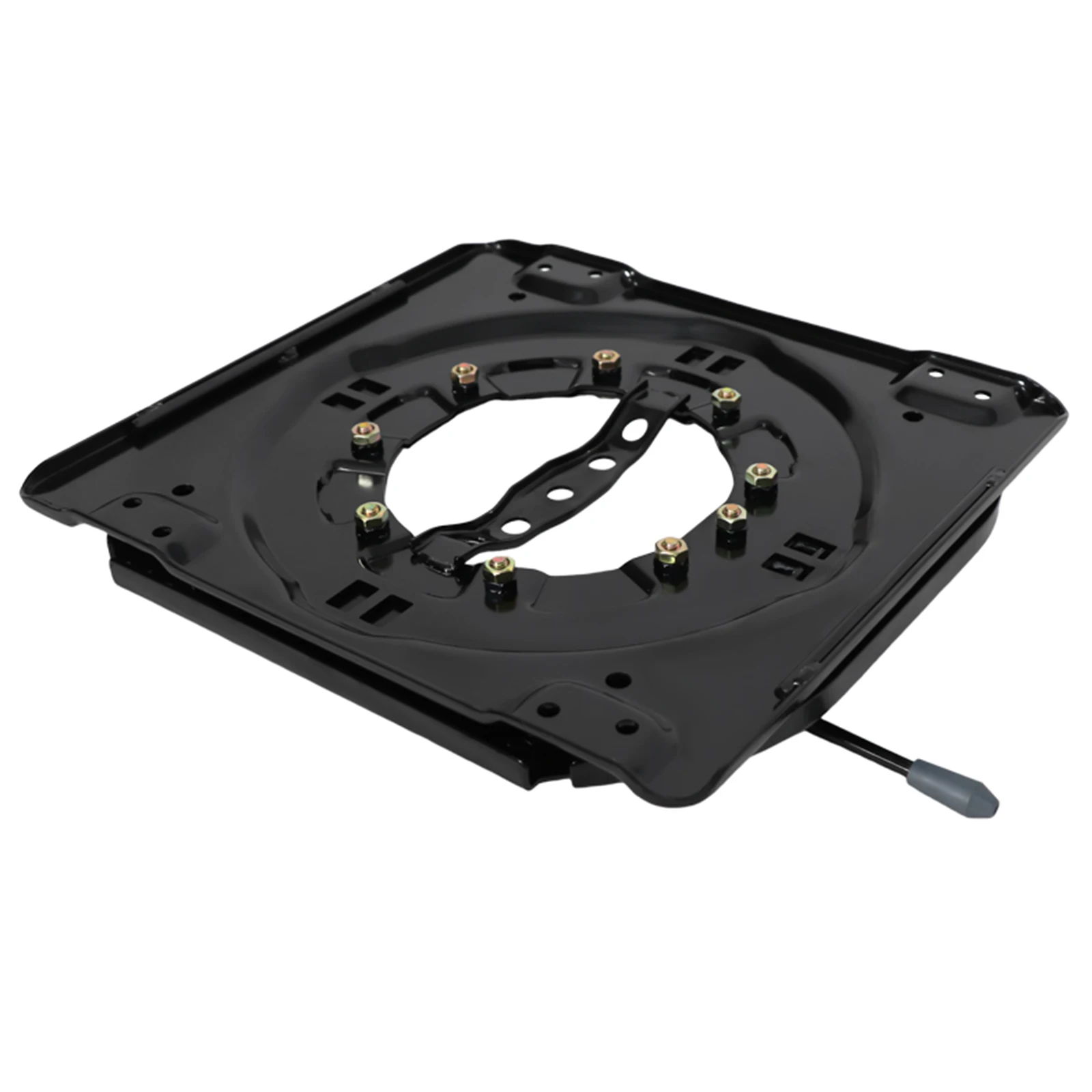 Heavy Duty RV Seat Swivel Base,360° Rotation with 4 Locking Points, Hot Rolled Steel for Camper,Truck,Van,Engineering Vehicle