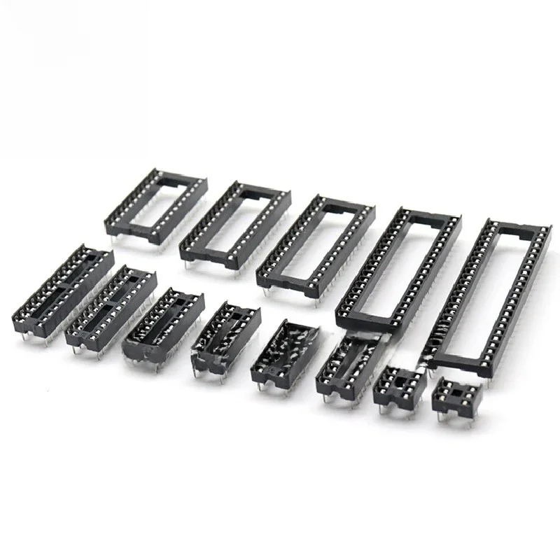 10 sztuk gniazda DIP6 DIP8 DIP14 DIP16 DIP18 DIP20 DIP28 DIP32 DIP40 złącze wtykowe gniazdo DIP 6 8 14 16 18 20 24 28 32 40 pin — zdjęcie produktu 7
