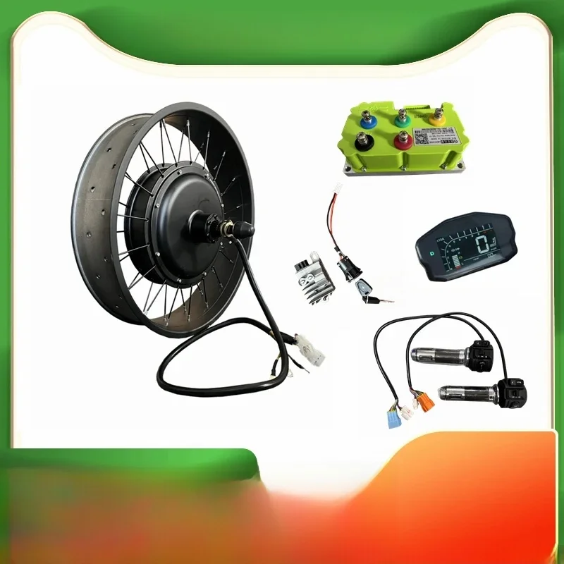 AliExpress NDECYC NBpower 170/190mm Dropout 48-72v 5000w Rear Hub Motor Fat Bicycle Conversion Kit Fardriver ND72530