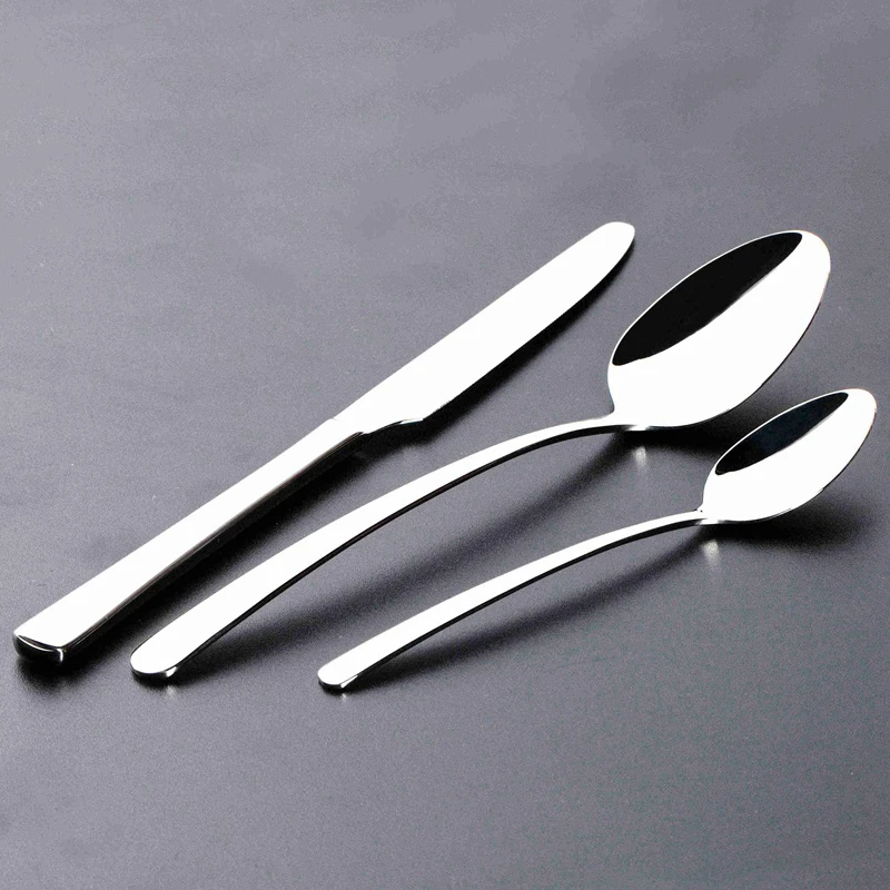 Cozy Zone Cutlery Set Stainless Steel 24 Pcs Dinner Set Classic Beautiful Tableware Knife Fork Dinnerware Set Quality Dining Set