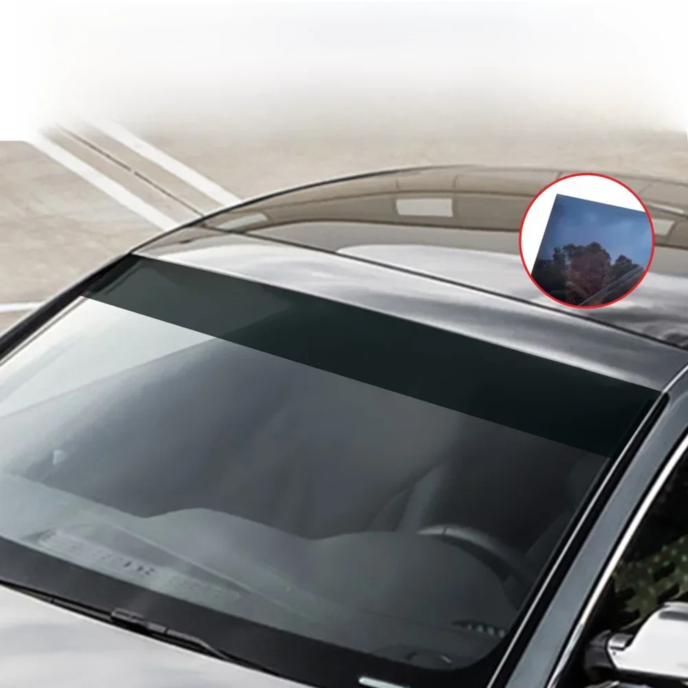 Anti-UV Car Windscreen Solar Film, Isolamento térmico Janela Sun Shade, Adesivos matizado, PVC com