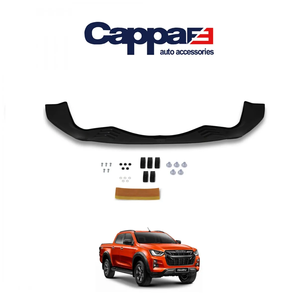 

For Isuzu D-Max 2021 and later Bat Hood Front Hood Protection Spoiler Bug Shield Hood Deflector Guard-Body Kit Mirror Cover Wing