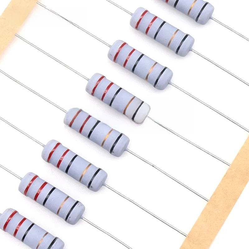 Résistance enroulée de fil 3W 5%, 10 pièces, résistance d'enroulement de fusible 0,1r 0.1 0.15 0.22 0.33 0.47 0.5 1 2.2 4.7 6.8 10 22 33 47 51 68 100 ohm