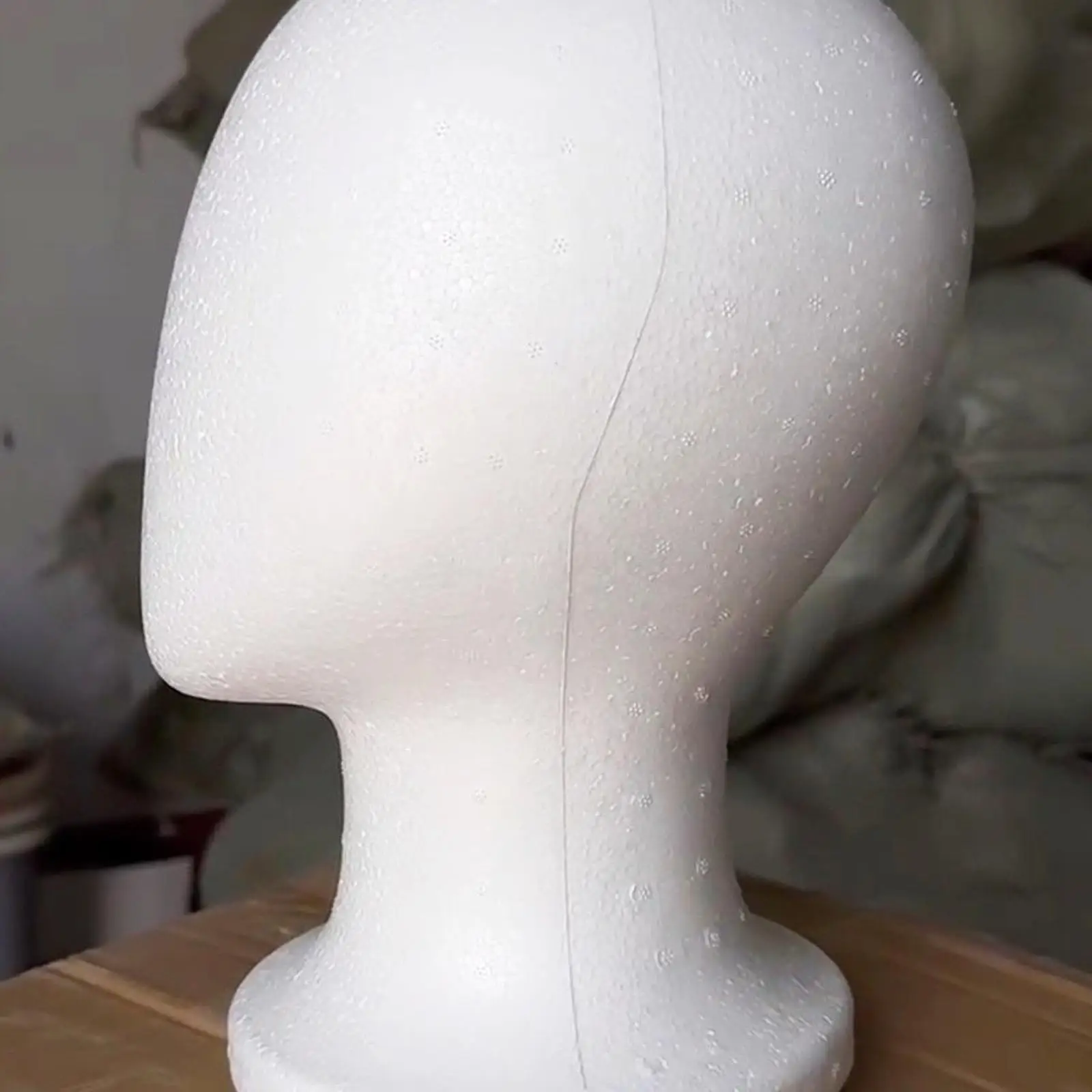 رغوة عارضة أزياء رئيس مستقرة خفيفة الوزن شعر مستعار عرض موقف للمجوهرات أغطية الرأس قبعة عرض موقف القزم رئيس رغوة رئيس نموذج #5