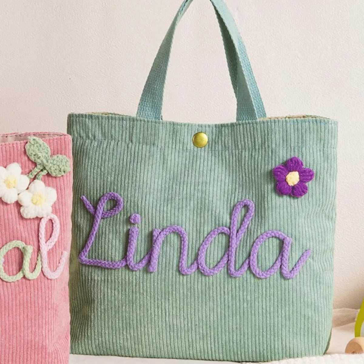Personalized Name Handbag, Custom Tote Bag Gift