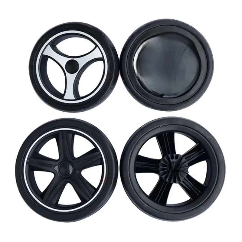 Roues universelles de poussette pour chariot de bébé, avec pneus de 6/7/8/10/12 pouces, différentes tailles, accessoires de chariot à roues avant et arrière