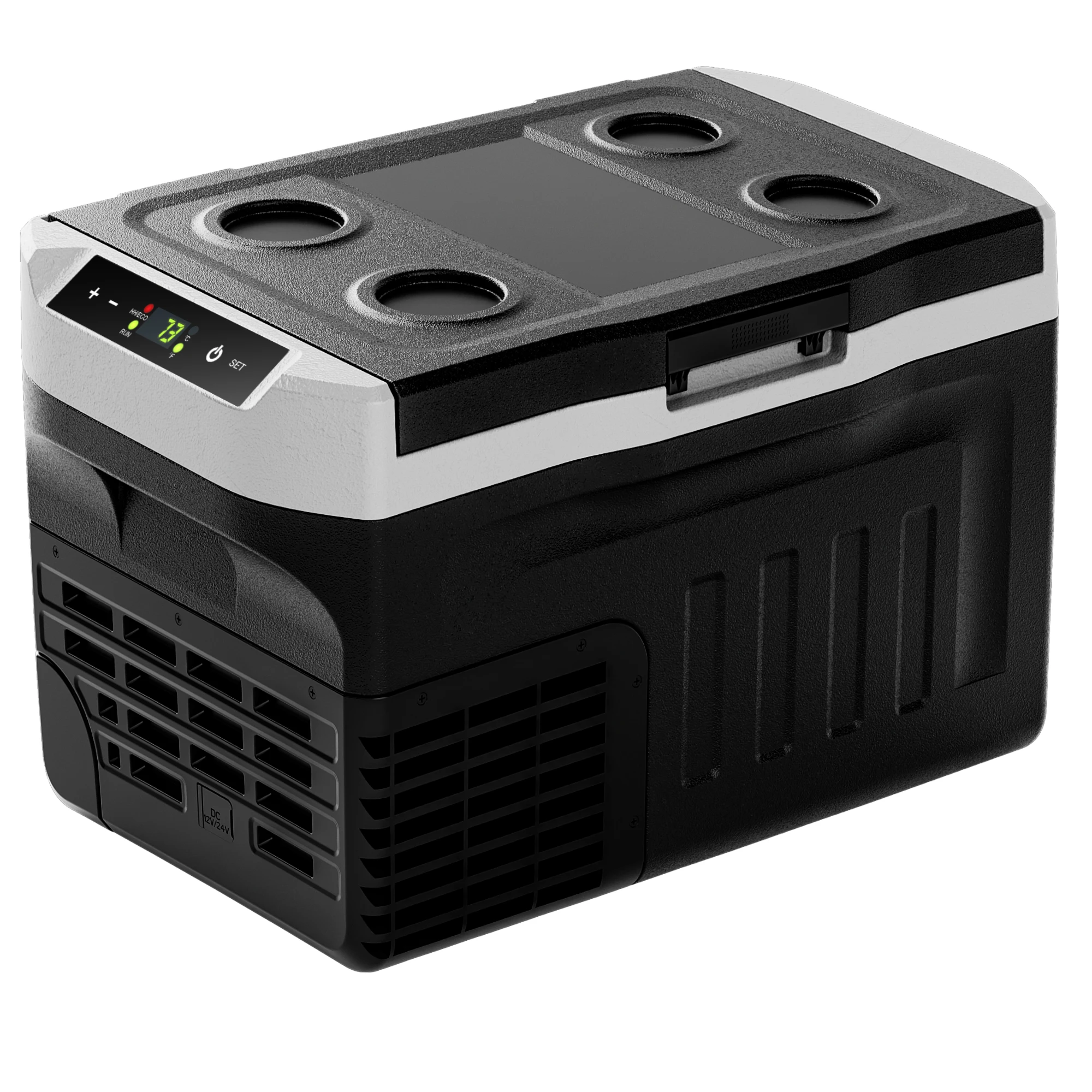 

SIMZLIFE 20L Car Portable Refrigerator, Electric Cooler, -7°F~77°F, 12/24V, 110-240V, Outdoor Freezer, For Camping,BBQ, Travel