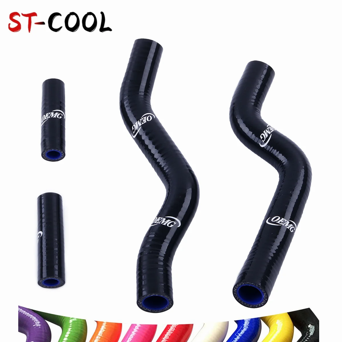 

For Suzuki RM 250 Radiator Hose RM250 2001-2008 Silicone Tube Coolant Pipes Kit 2002 2003 2004 2005 2006 2007 4Pcs 10 Colors