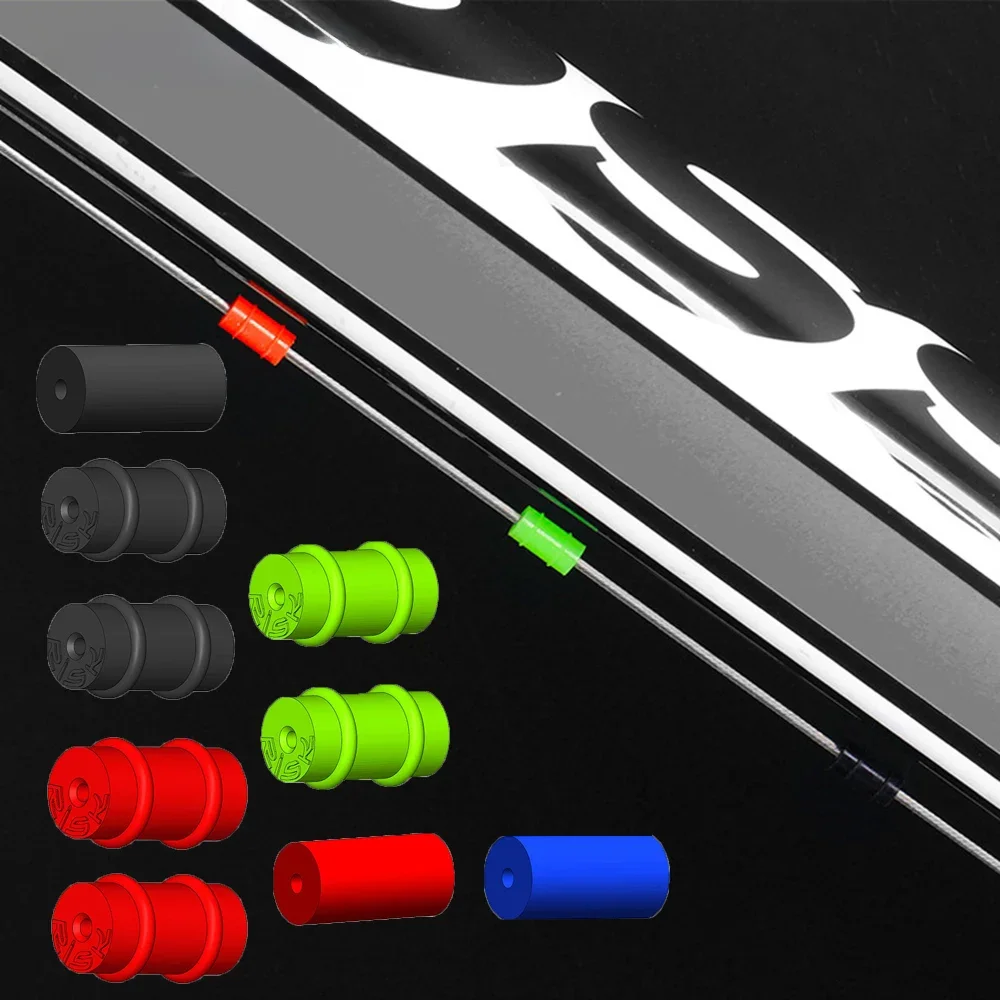 AliExpress NONE 10pcs Silica Bicycle Cable Cover Cable Protector Housing Plug MTB Road Bike Brake Shifter Cable Nightlight Protector Ring Ultral