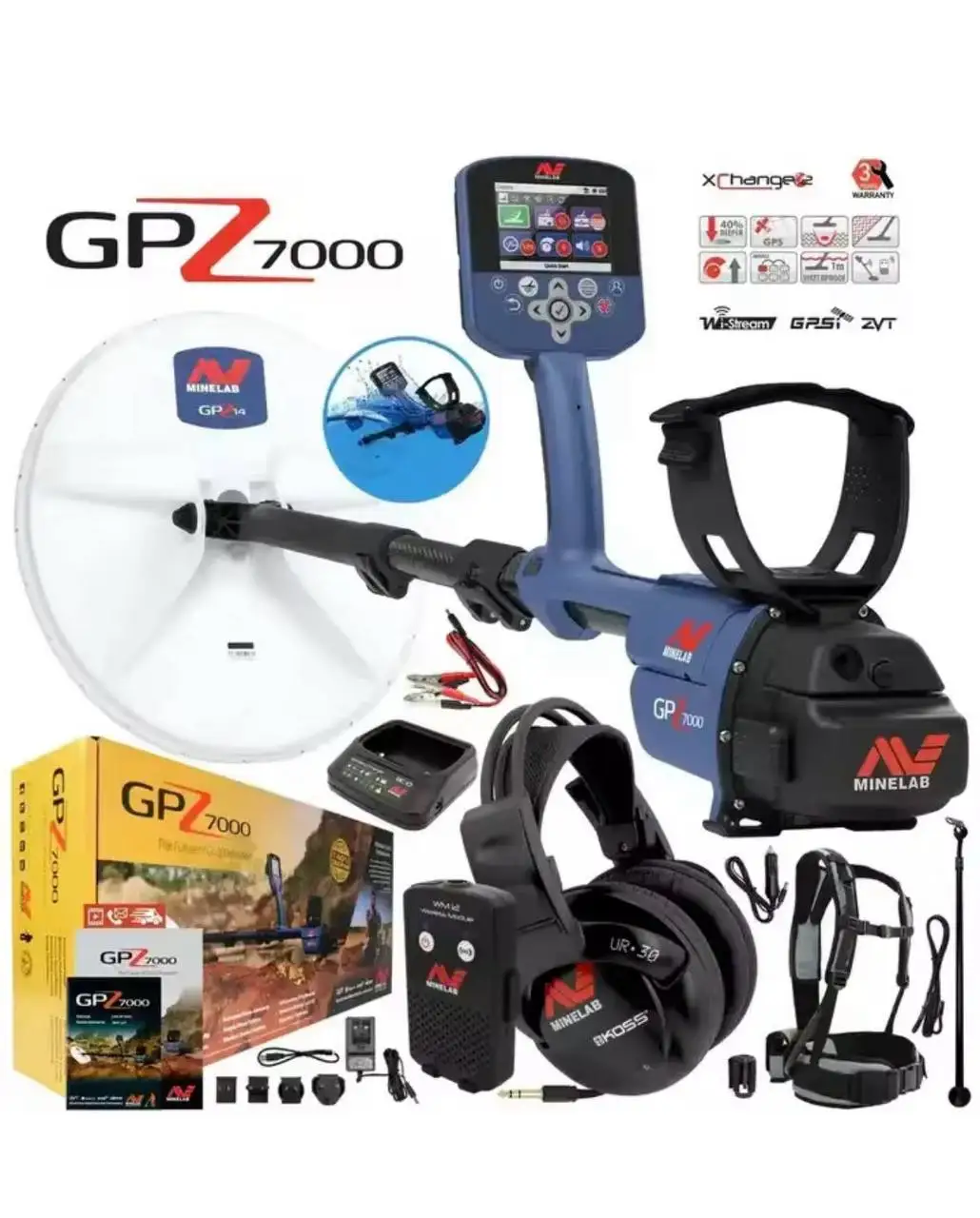 

ГОРЯЧАЯ ПРЕДЛОЖЕНИЕ-GPZ-7000-Gold-Detector-with 14\"-Smart-D Subme-Rible-Search-Coil-Совершенно новый на складе