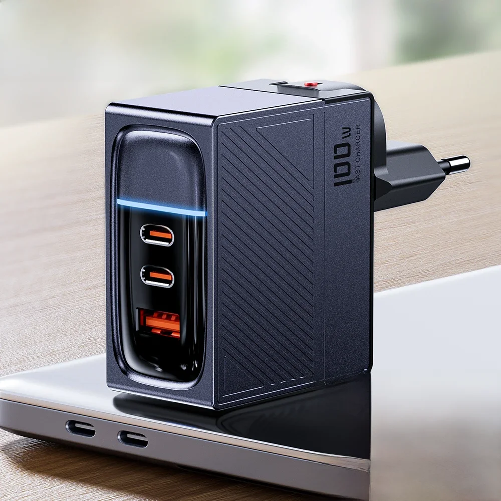 Toocki carregamento rápido carregador USB, GaN carregador para Macbook Tablet, Samsung S22, USB tipo