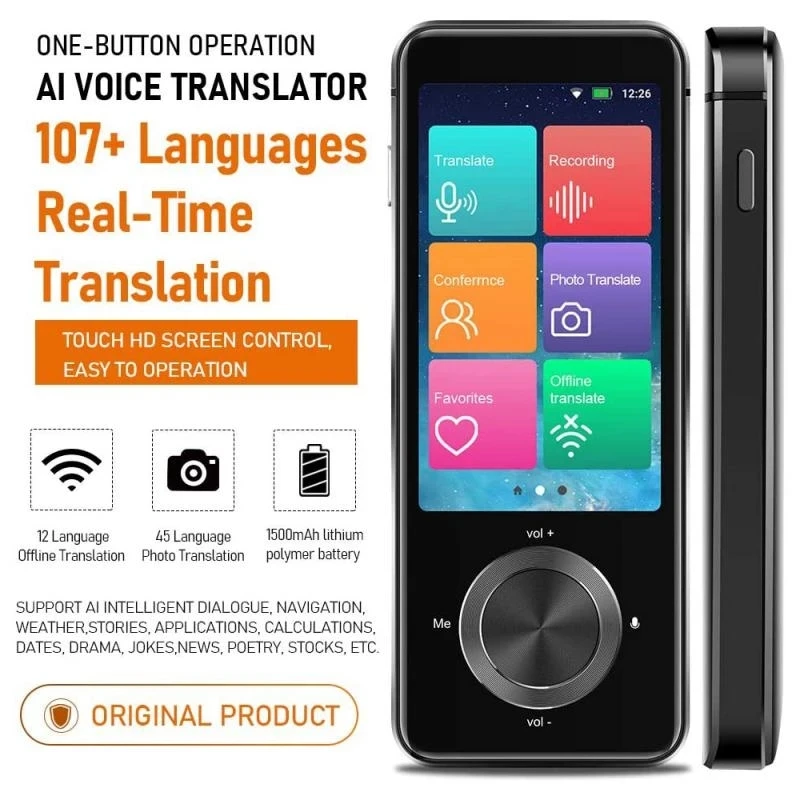 

Hishell Intelligent translator M9 shooting translator voice translation stick translator factory direct sales spot