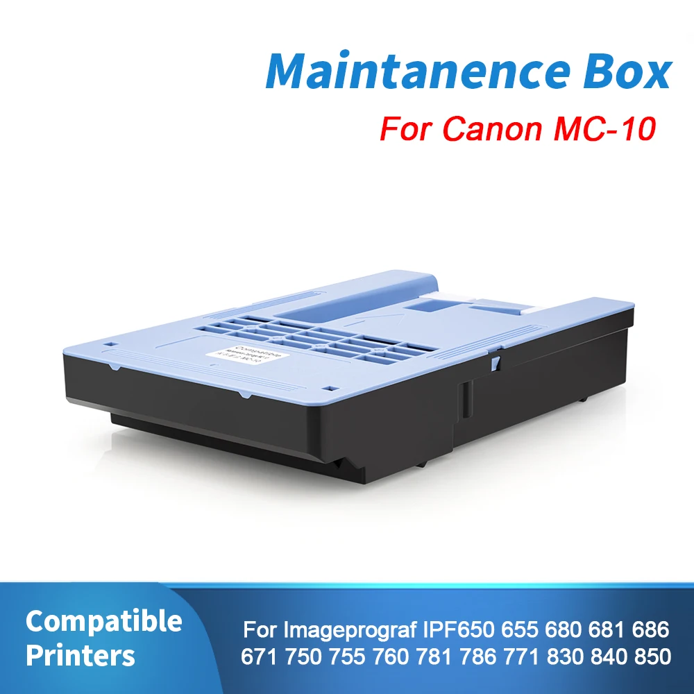 cartucho de manutencao compativel com canon imagechip ipf650 655 670 680 685 750 755 760 765 770 780 785 830 840 850 mc10 01