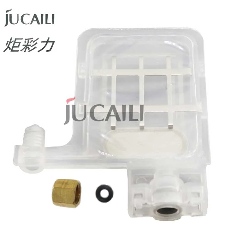 

Jucaili 6 pcs DX5 big ink damper for EPSON DX4 DX5 xp600 head for Allwin Xuli printer ink dumper filter Transparent