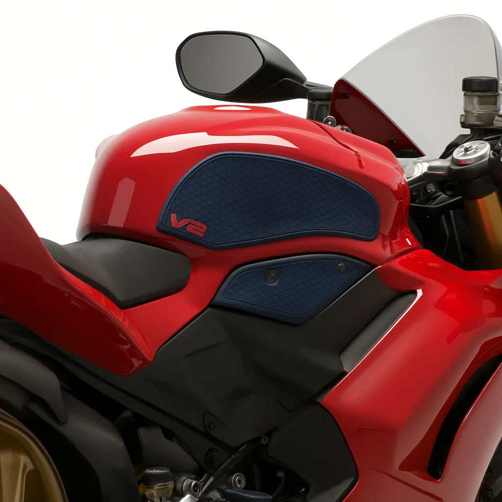 두카티 파니갈레 V2 / 스트리트파이터 V2 오토바이 연료 탱크 액세서리 방수 사이드 연료 탱크 패드 NWE 2025 논슬립 탱크 패드