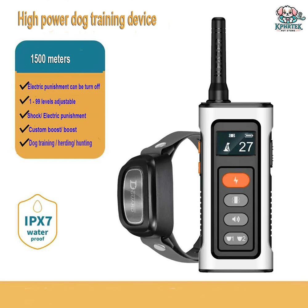 20 PCs Anti-Bark Dog Training Collar – Remote Control with Long Battery Life, Safe Beep and Vibration Training for Small, Mediu