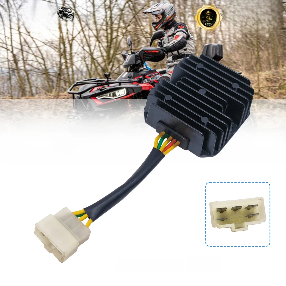 Regulator Napięcia Prostownik do Linhai 260CC 300CC 400CC ATV Quad Części Zamienne Kod Linhai 22007 — zdjęcie 2