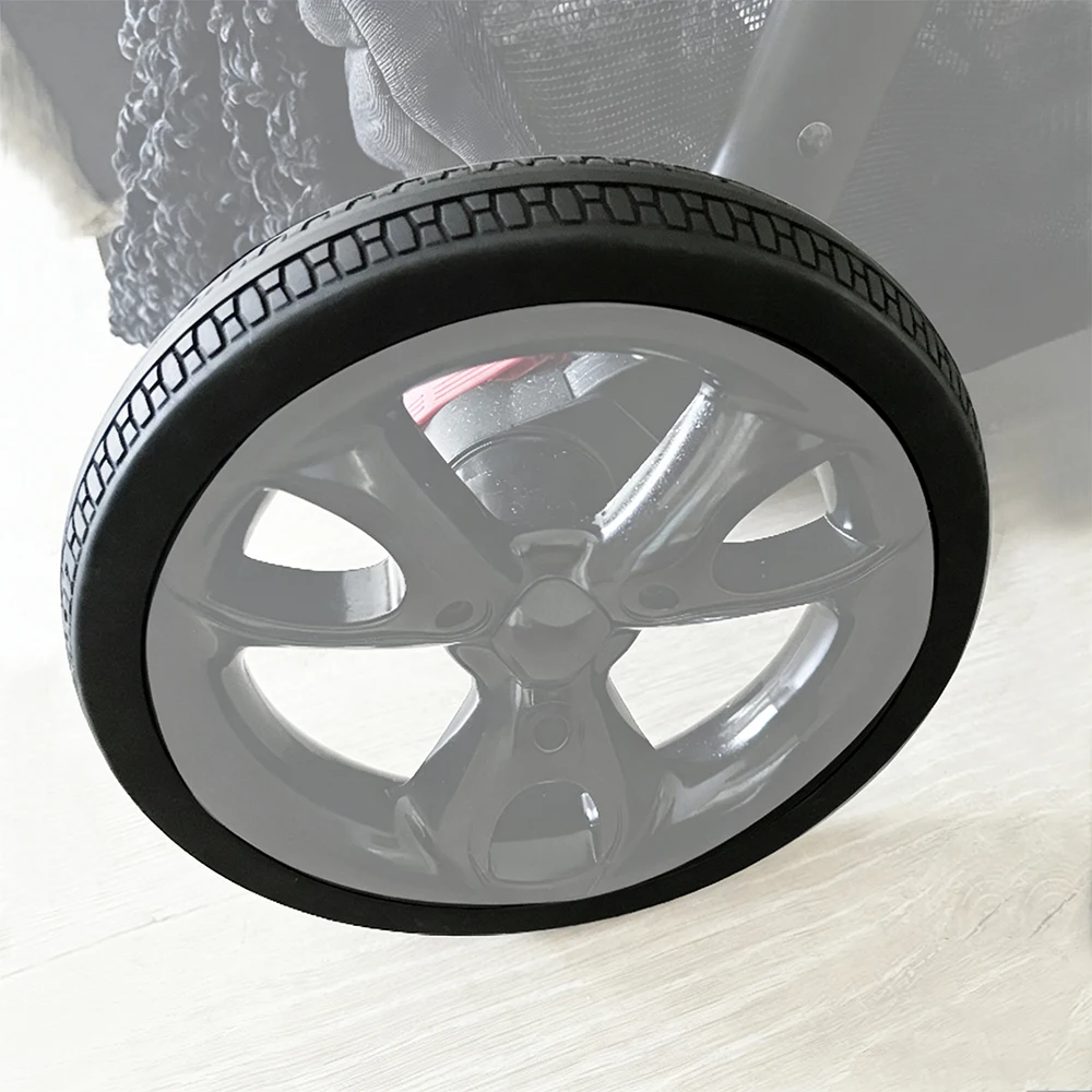 Custom Tire For AU Redsbaby Metro 2/5 Rear Buggy Wheel PU Tubeless Buggy All Terrain Tyre Baby Stroller Replace Accessories