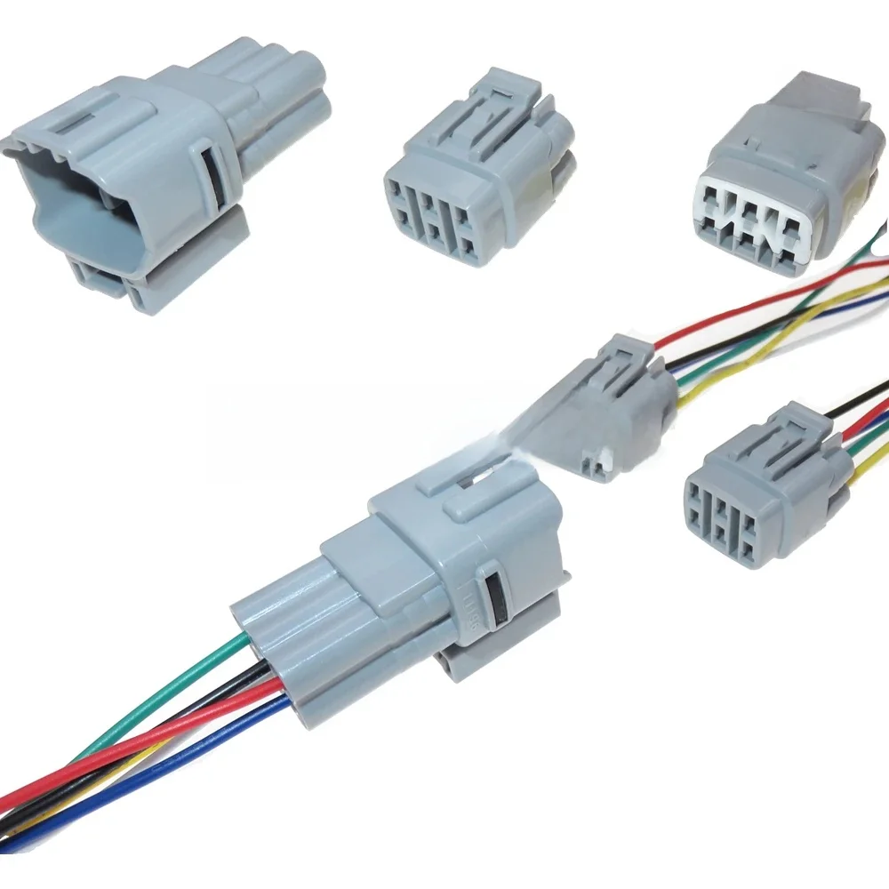 6 Pin Way Auto mężczyzna kobieta złącze wiązki przewodów z przewodami gniazda samochodowe zamknięte dla Toyota 6188-5404 6189-7065 90980-12790 — zdjęcie 2