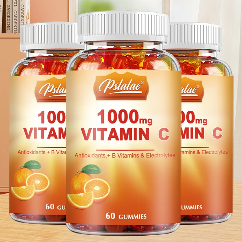 Vitamin C 1000 Mg - Multivitamin with Electrolytes To Support Skin Health and Improve Immunity - 60 Gummies