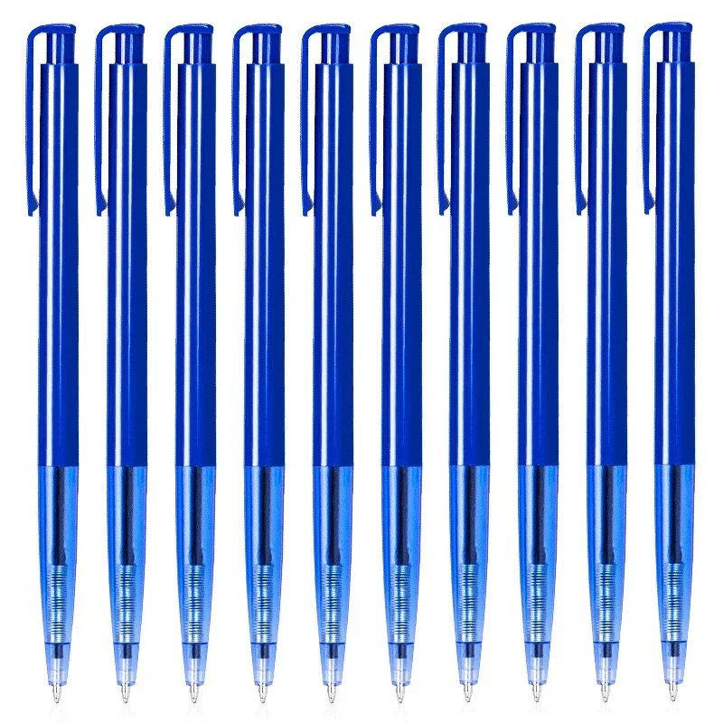 Zestaw długopisów DELI-Bullet Tip, Fine Point 0,7 mm, niebieski tusz, artykuły biurowe i szkolne, artykuły papiernicze — zdjęcie 2