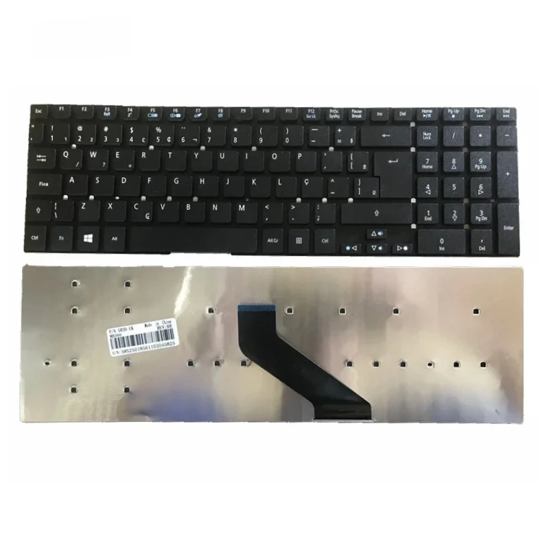 Klawiatura BR/FR/SP do Acer V3-7710 V3-772G 5830 5830G 5830T 5755 V3-551 V3-571g v3-771G V3-731 V3-572G E5-771 ES1-512 NV55 NV57 — zdjęcie 2