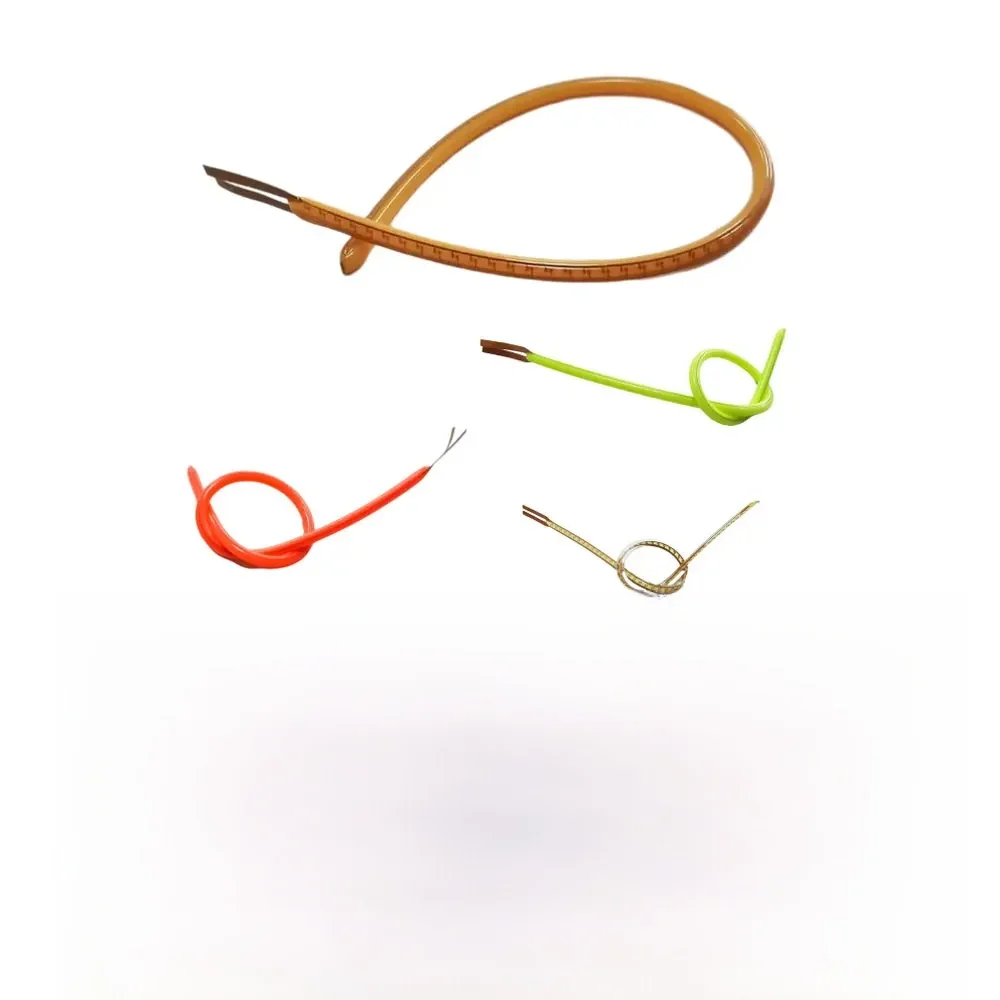 Filament Flexible LED DC3V 25/80/110/128/190/300MM, positif et négatif, même extrémité, pièces d'ampoule Edison, lampe décorative à Diode à monter soi-même