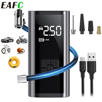 EAFC Car Air Pump Wireless Protable 150PSI Car Air Compressor Tire Inflation Pump for Motorcycle Bicycle Car Tire Ball Inflator