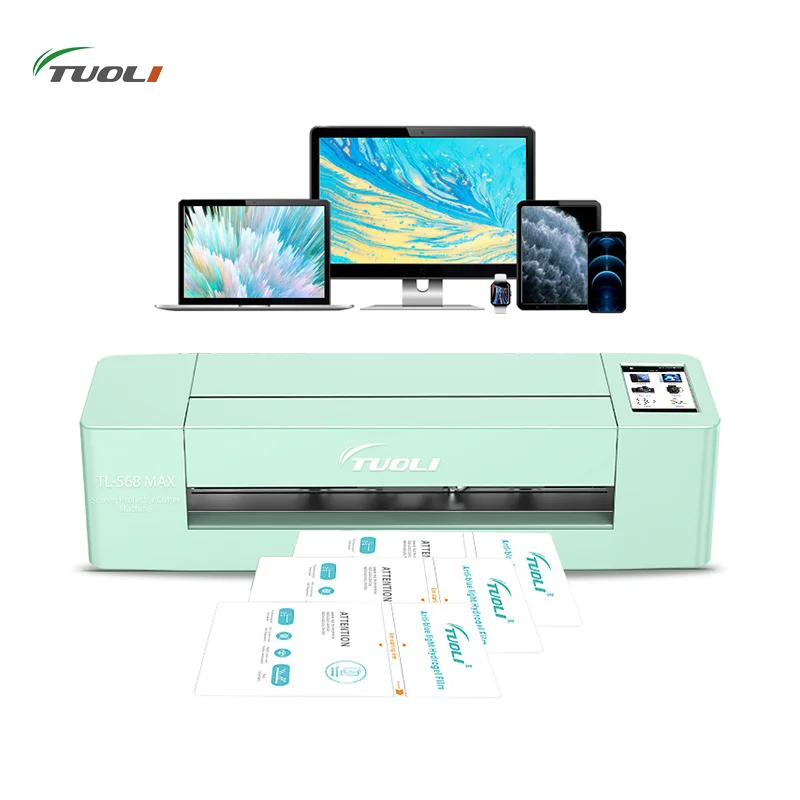 

TUOLI 568Max Mobile Phone Hydrogel Film Screen Protector Film Cutting Machine For iPhone Samsung iPad Android Plotter Machine