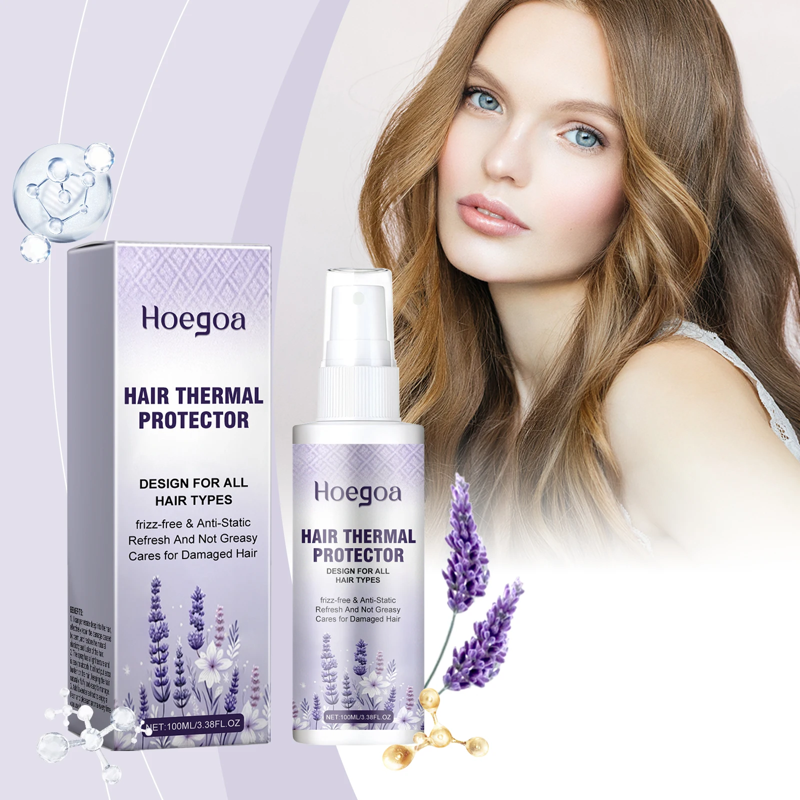 

Hair Repair Spray Strengthens Hair Resilience Reduces Split Ends Breakage Damaged Frizz Hair Hydration Luster Treatment Essence