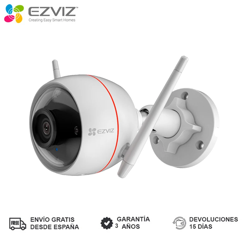 EZVIZ C3W Pro 4MP, Security Camera,  Video Camera, Camera Video Surveillance, WiFi Camera, IP Camera, Mini Camera with IP67 Protection, 2K+ Resolution, Smart Motion Detection, H.265, Colour Night Vision