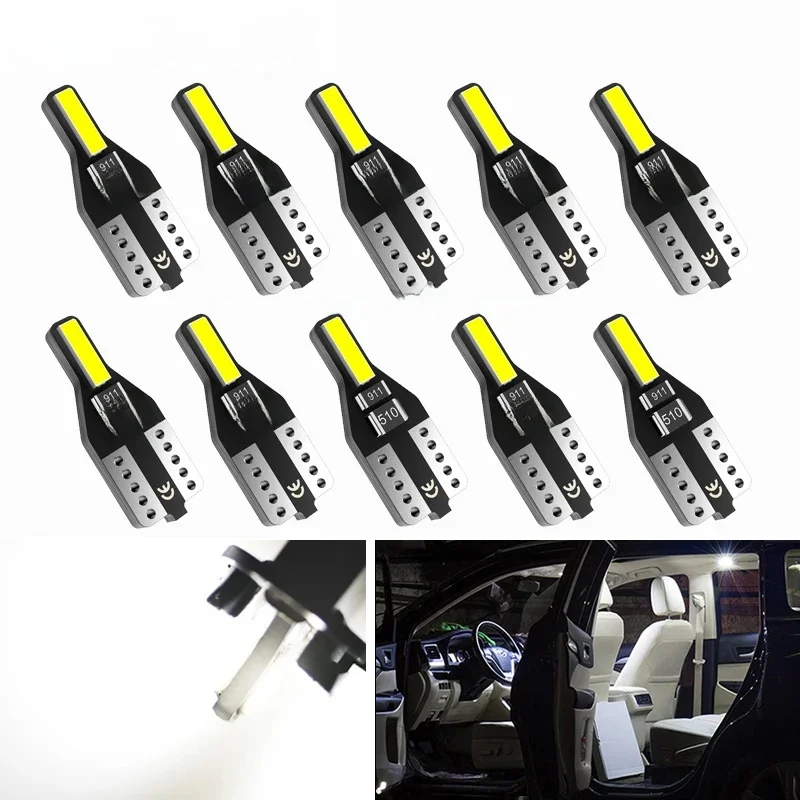 AUXITO 10 sztuk tanie lampy LED T10 W5W żarówka LED 7020 2SMD 194 168 2825 samochodów wewnętrzna lampka dla BMW VW Volkswagen Toyota Corolla — zdjęcie 2