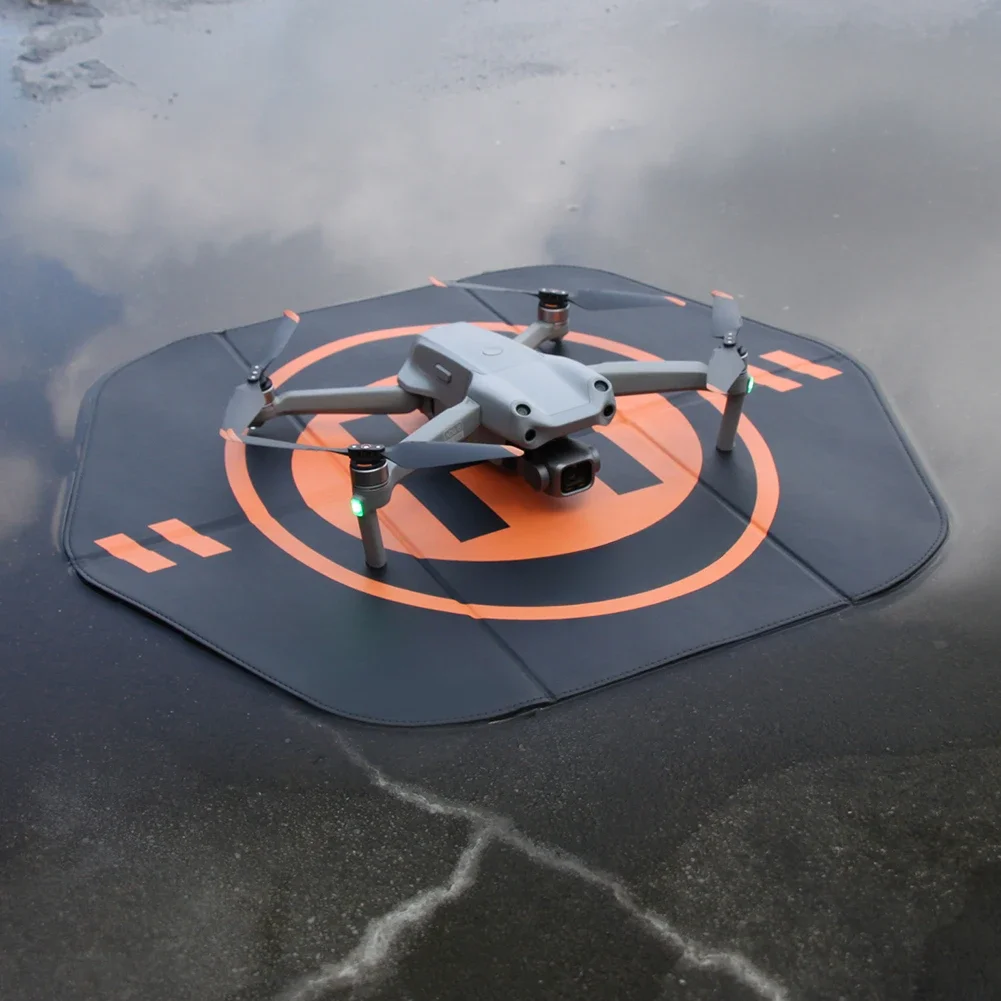 55cm dron składana podkładka do lądowania podwójnie kolorowy z jednej strony skórzana mata parkingowa dla DJI AVATA/Mini 3 Pro/Air 2/Mavic 3 Pro Drone — zdjęcie 2