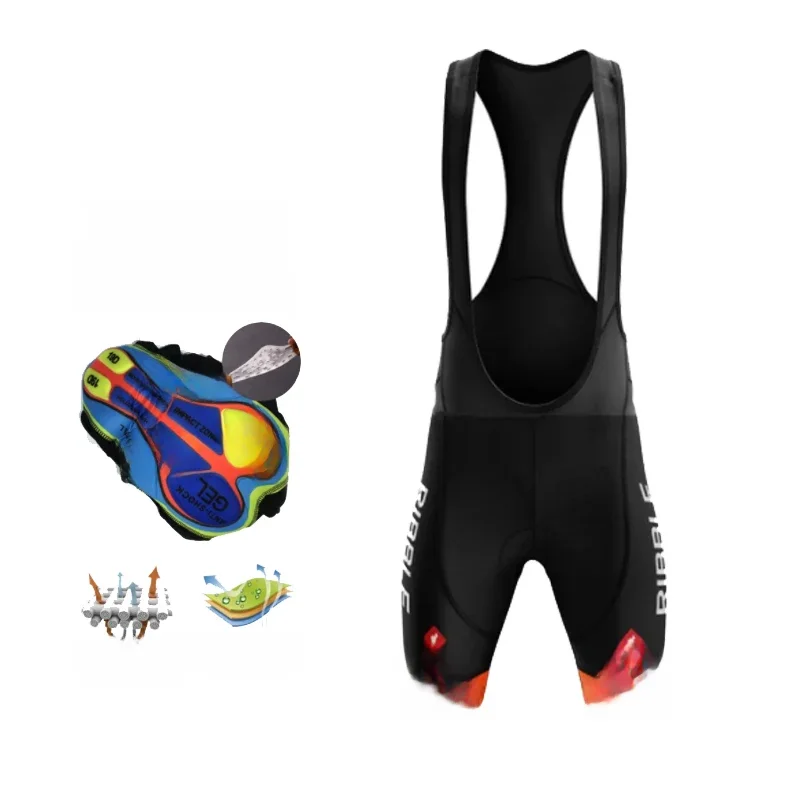 AliExpress NONE 2024 Pro Team Cycling Bibs Shorts Mountain Bike Breathable Mens 19D Gel Padded Ropa Ciclismo Bicycle Bretelle Pants Wear Summer