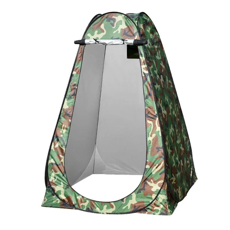 Tente de confidentialité pop-up pour se changer et se doucher en extérieur, tente de toilette de camping à installation instantanée avec tissu imperméable et résistant au soleil 170T, 360 °   Protection de la vie privée, pliable et facile à transporter, avec sac de transport, idéal pour le camping, la plage et la pêche.