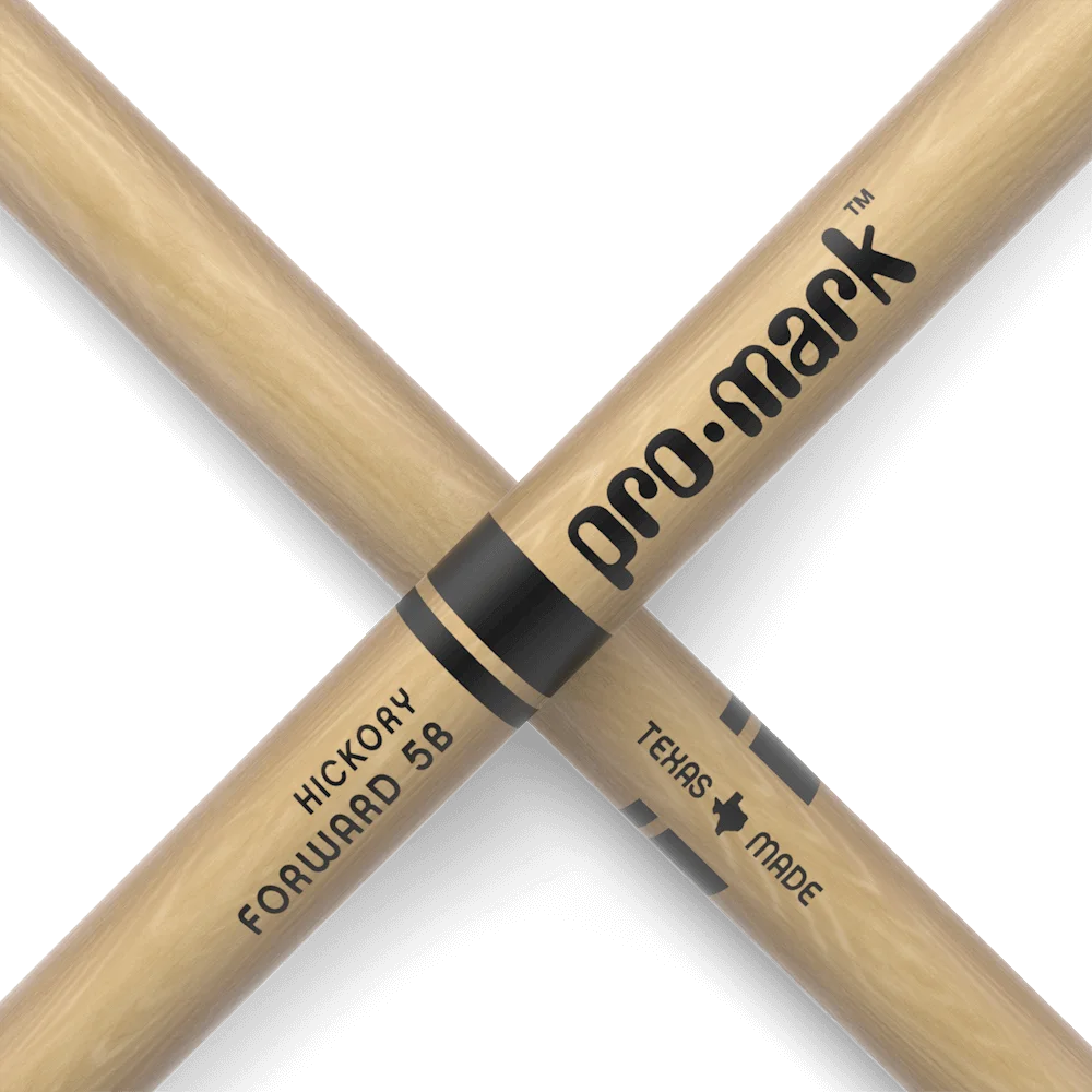 Promark by D\'addario TX5BW 5B Wood Tip Hickory Drumsticks