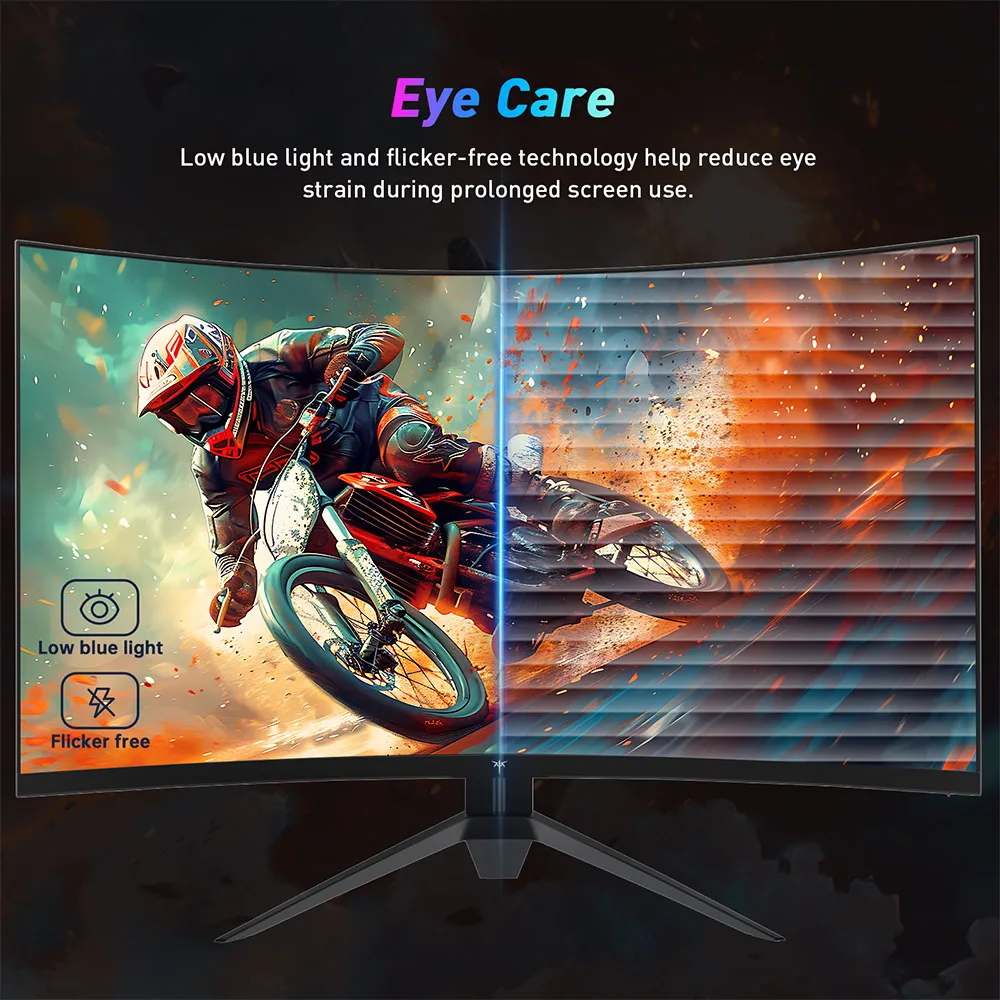 Monitor curvo para juegos KTC H32S17F de 32 pulgadas, con resolución 1920 x 1080P, panel HVA, frecuencia de actualización de 240 Hz