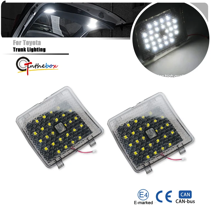 

Автомобильные аксессуары для Toyota RAV4 2019 2020 2021 2022 2023 2024, светодиодные фонари для внутренней люки двери багажника, лампы Plug & Play