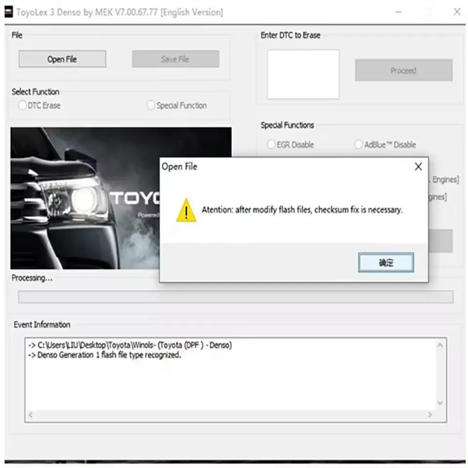 ToyoLex 3 & Toyolex4 مع Keygen غير محدود لـ EU Denso Mascheramento DTC Disable Funziona لملحقات سيارة Kess Ktag IMMO