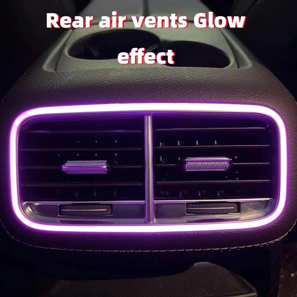 ベンツ GLE/GLS W167 C167 エアベント アンビエントライト 64 色のアンビエントライトメルセデスベンツ gle gls w167 x167 LED